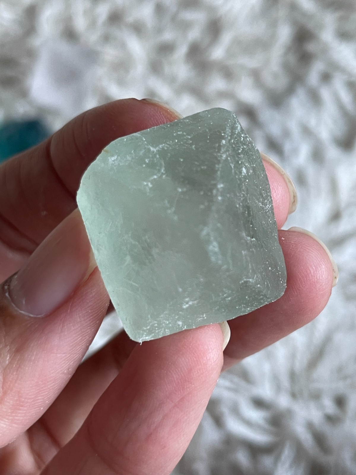 Raw Fluorite Octahedron Crystals – Natural Rainbow Fluorite- Intuitive pick