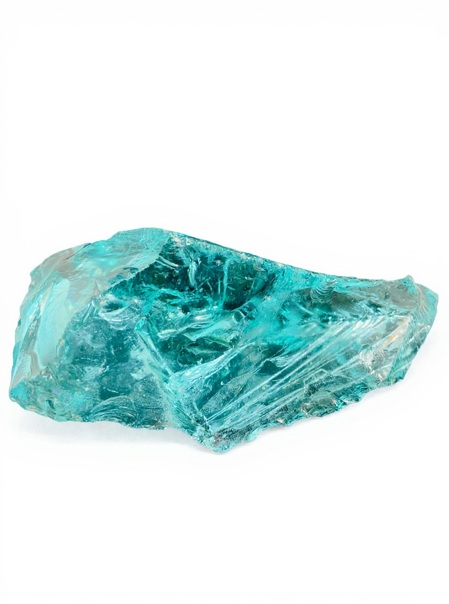 Raw Aqua Blue Obsidian Gemstone 410-610 CT Meditation Crystal for Chakra Energy