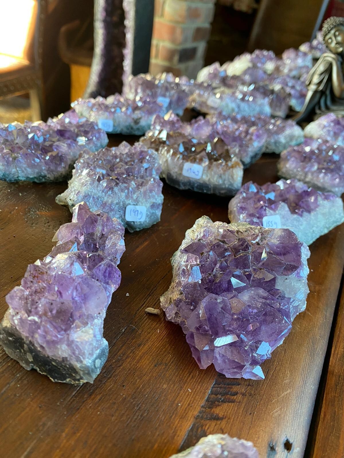 Premium High Grade Amethyst Druzy Cluster Pieces 100g to 200g approx. 8-10cm