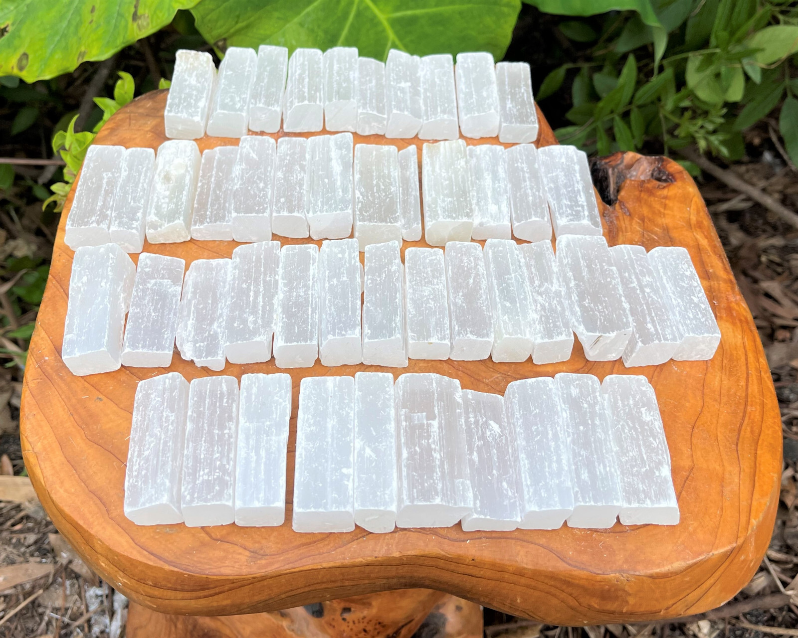 Mini Selenite Sticks 2″ Pieces, Bulk Lots: Choose How Much (oz or lbs)
