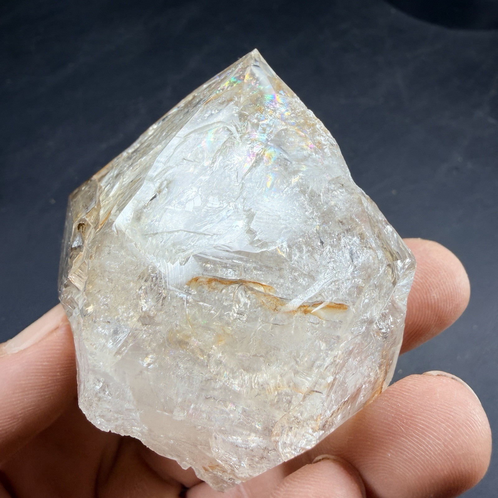 Herkimer Diamond Quartz Crystal Point / New York *VIDEO*