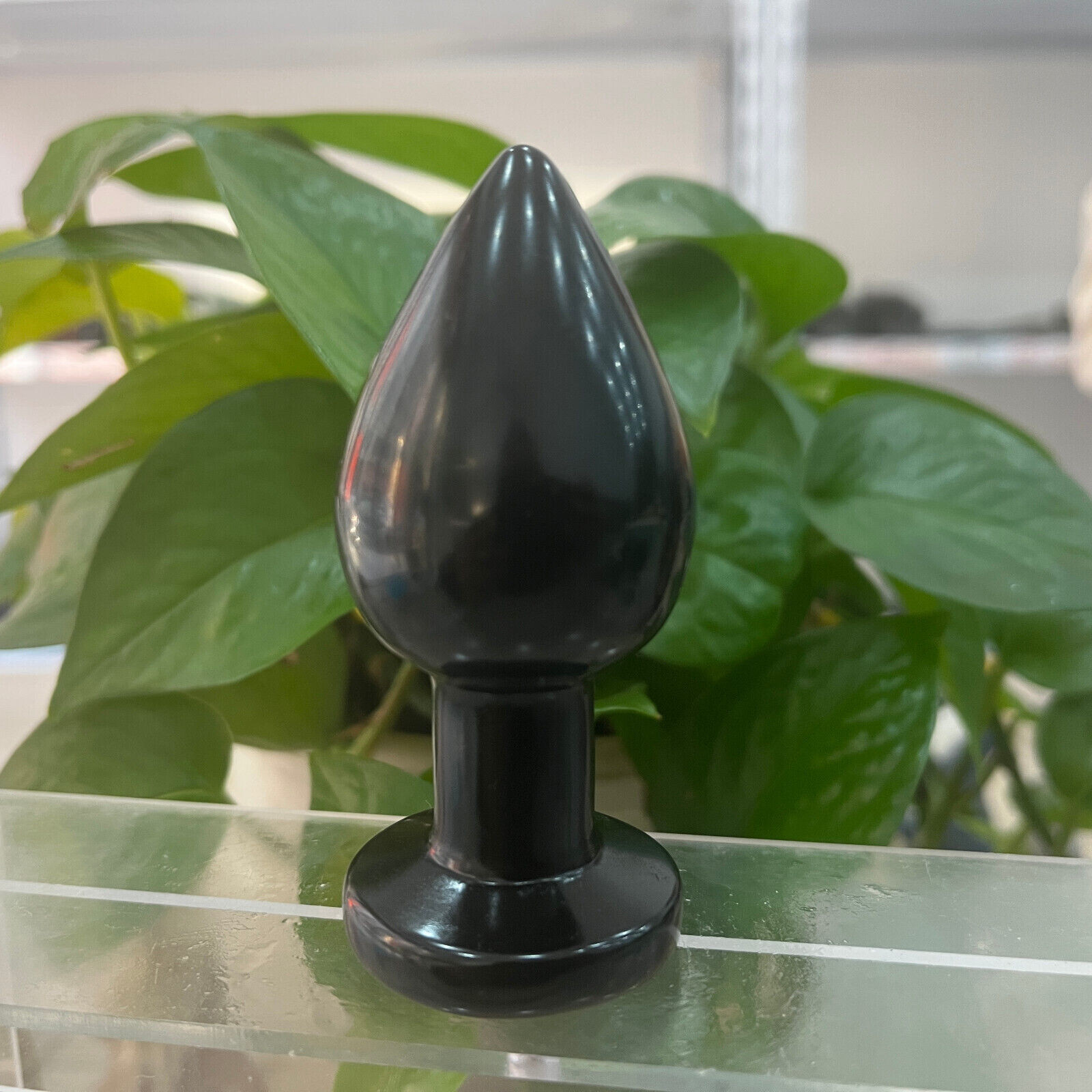 1PC Natural Black Obsidian Crystal Massage Yoni Wand Healing for Women Gift