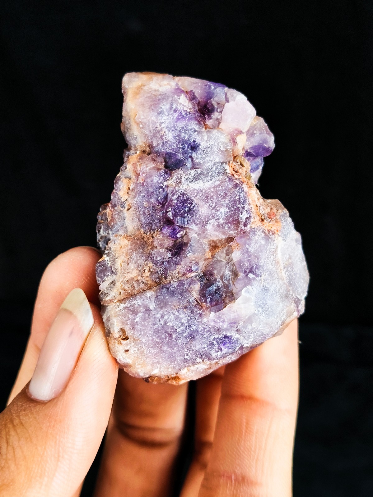 Alien Amethyst Phantom Quartz Cluster 80g Natural Mineral Specimen 6x4x2cm