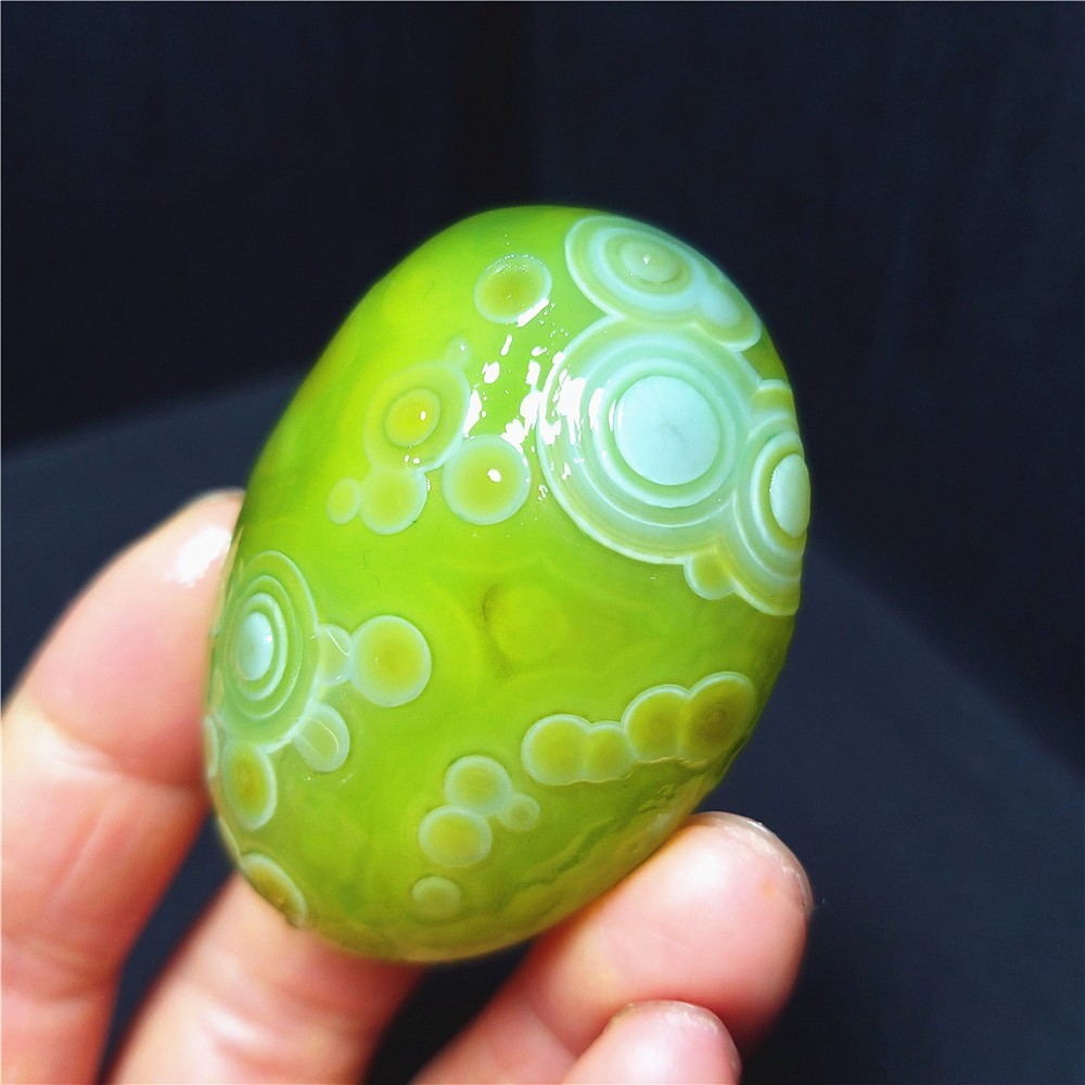 Rare 50.7G Natural Gobi Agate Eyes Agate/stone Madagascar CA4677