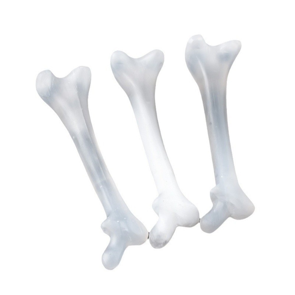 Gypsum Carved Skeleton Bone Halloween Spooky Gothic Home Party Decor Gift 2pcs