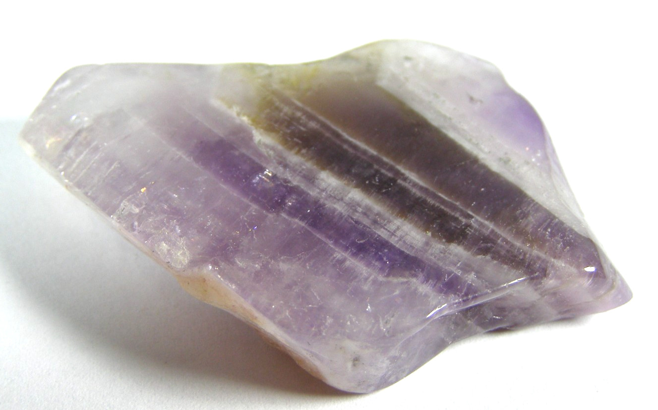 LOVELY CHEVRON AMETHYST SLICE – 3rd EYE – 5.2 x 3.1 x 0.8 cms 21.56 gms #3