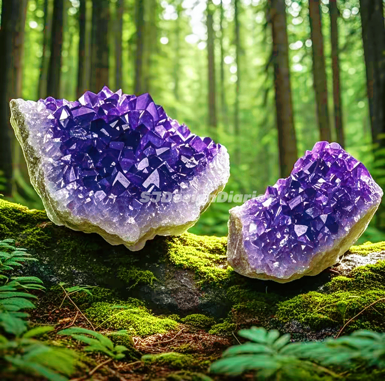 Natural High Quality Amethyst Cluster Purple Healing Crystal Gift Home Decor