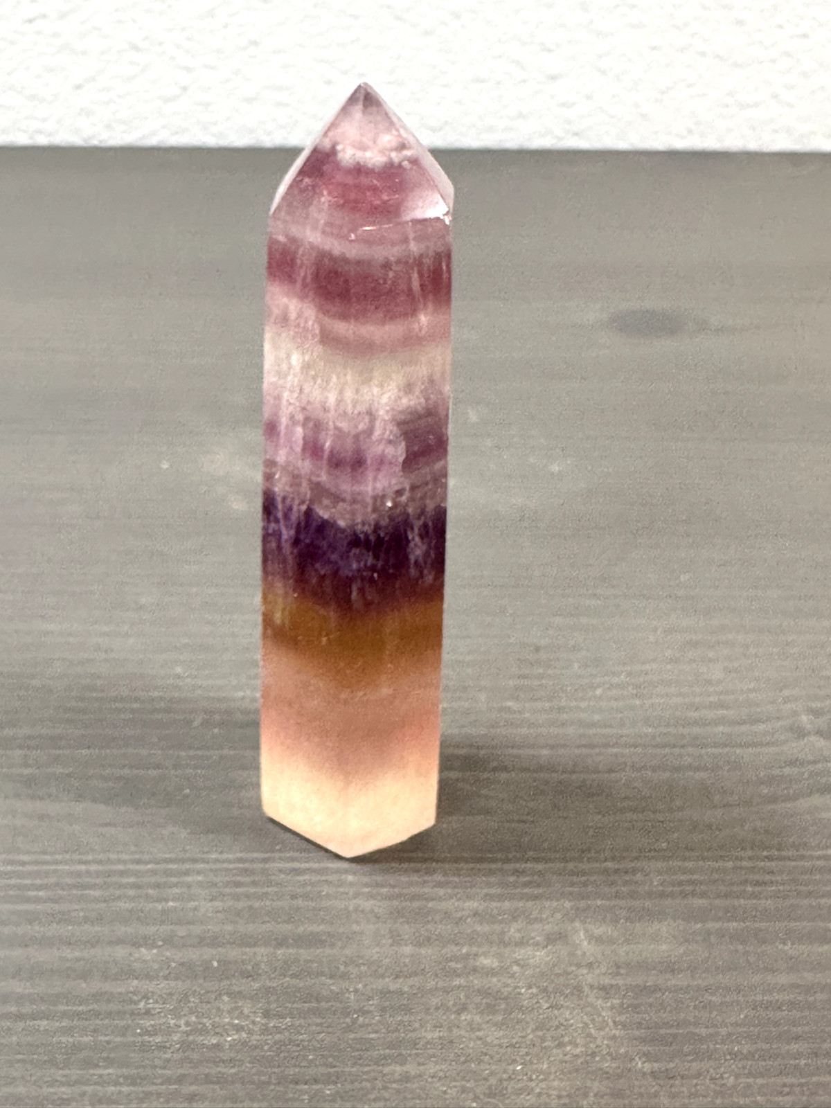 Fluorite Point UV flash 3oz 3.5in. Lot 233