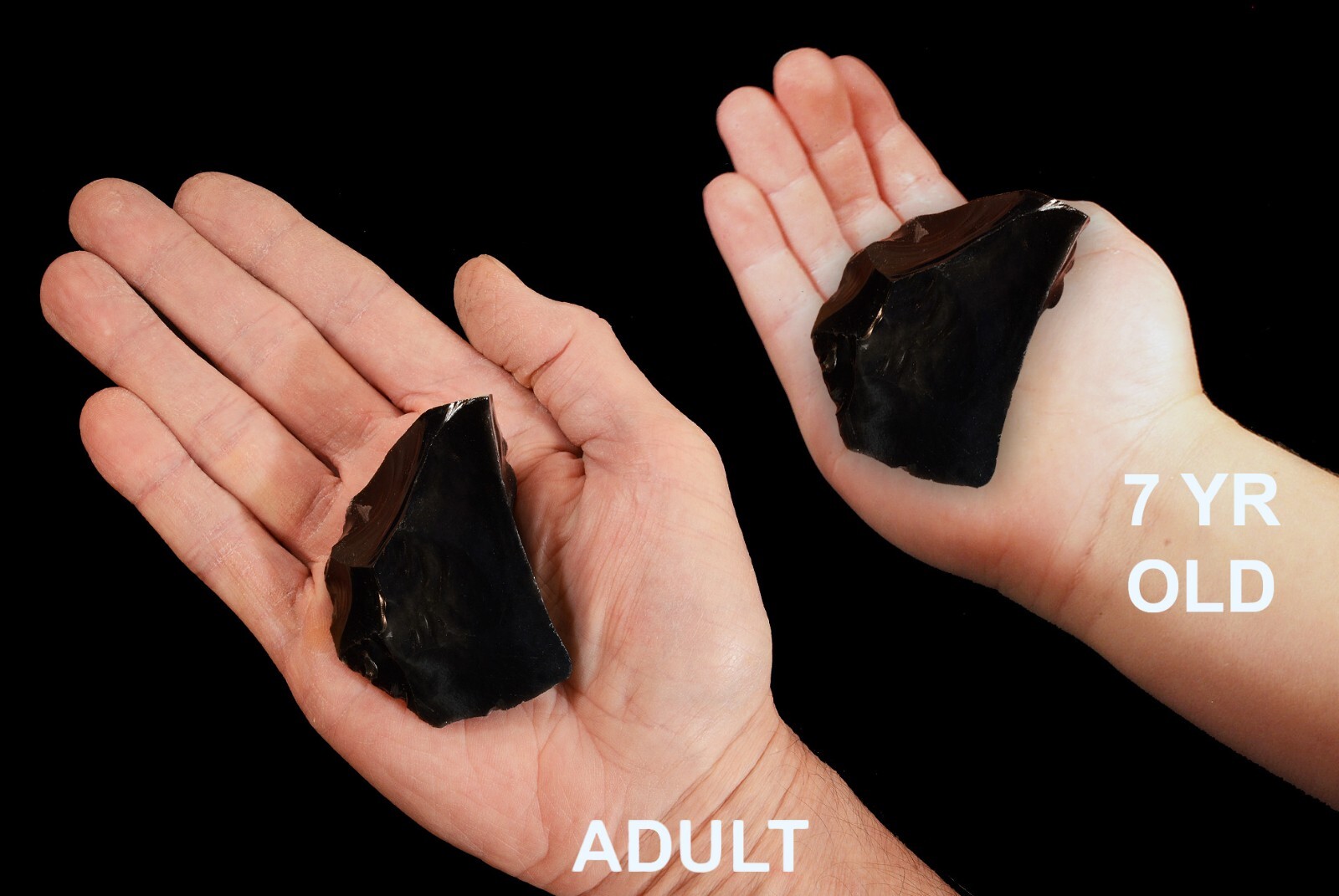 Black Obsidian Raw Rock Mineral Specimen Rough Root Chakra Healing Crystal Stone