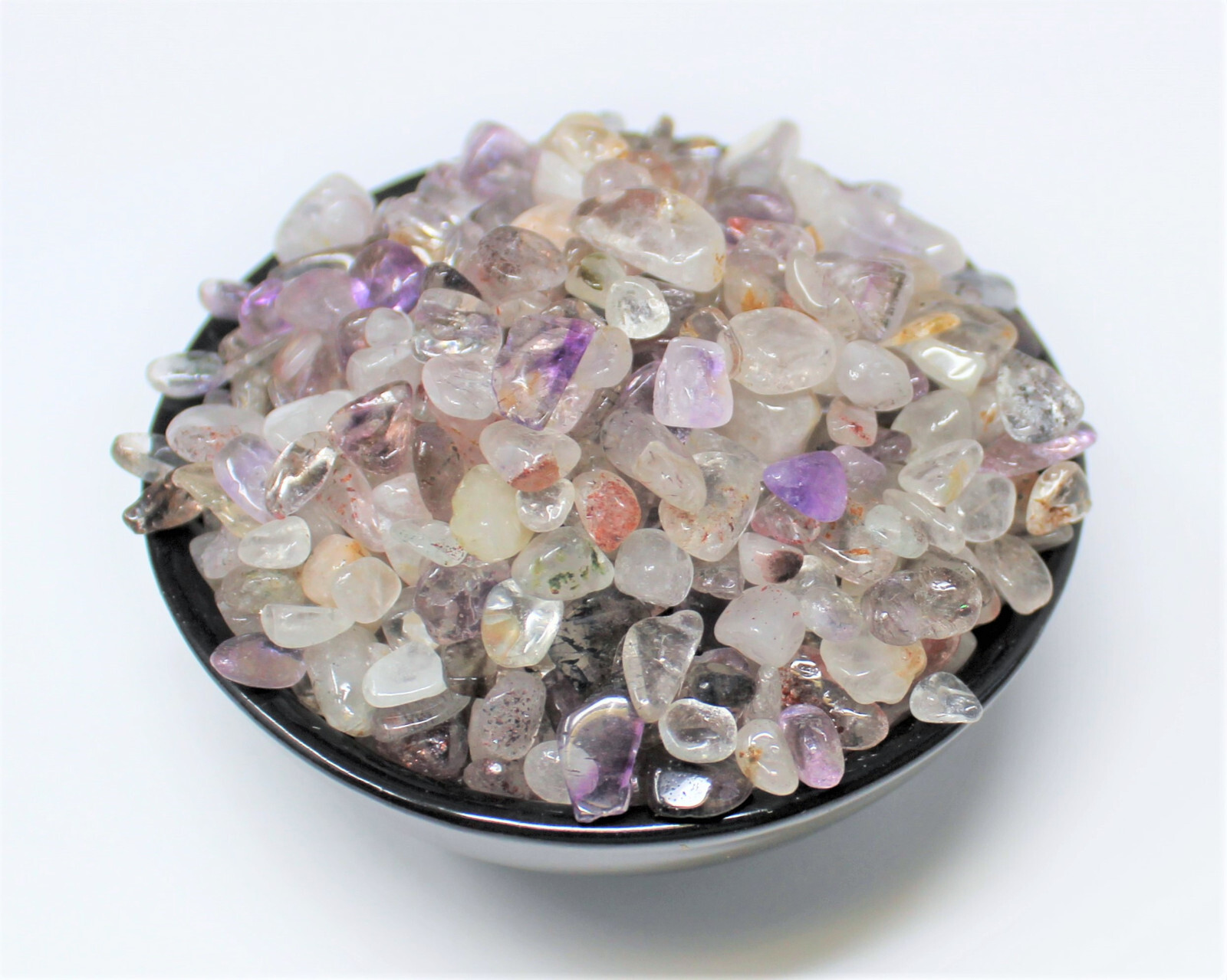 Super 7 Semi Tumbled Gemstone Mini Chips 5 – 7mm (‘A’ Grade Wholesale Bulk Lots)