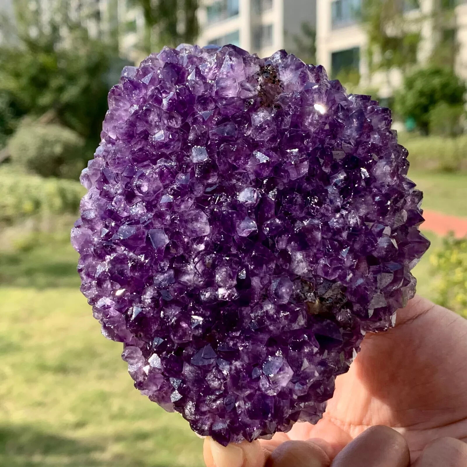 80-100g Raw Amethyst Crystal Quartz Cluster Specimens Healing Reiki Ornaments