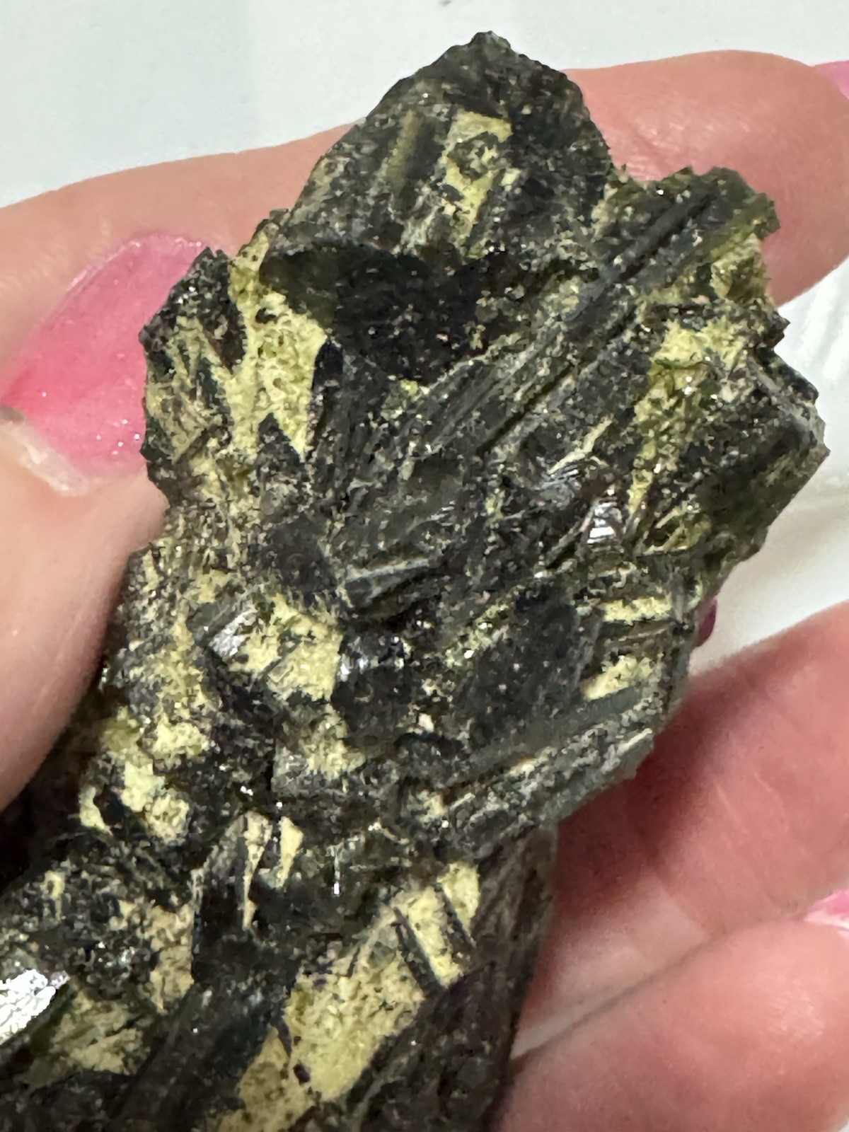 Epidote Crystal Specimen
