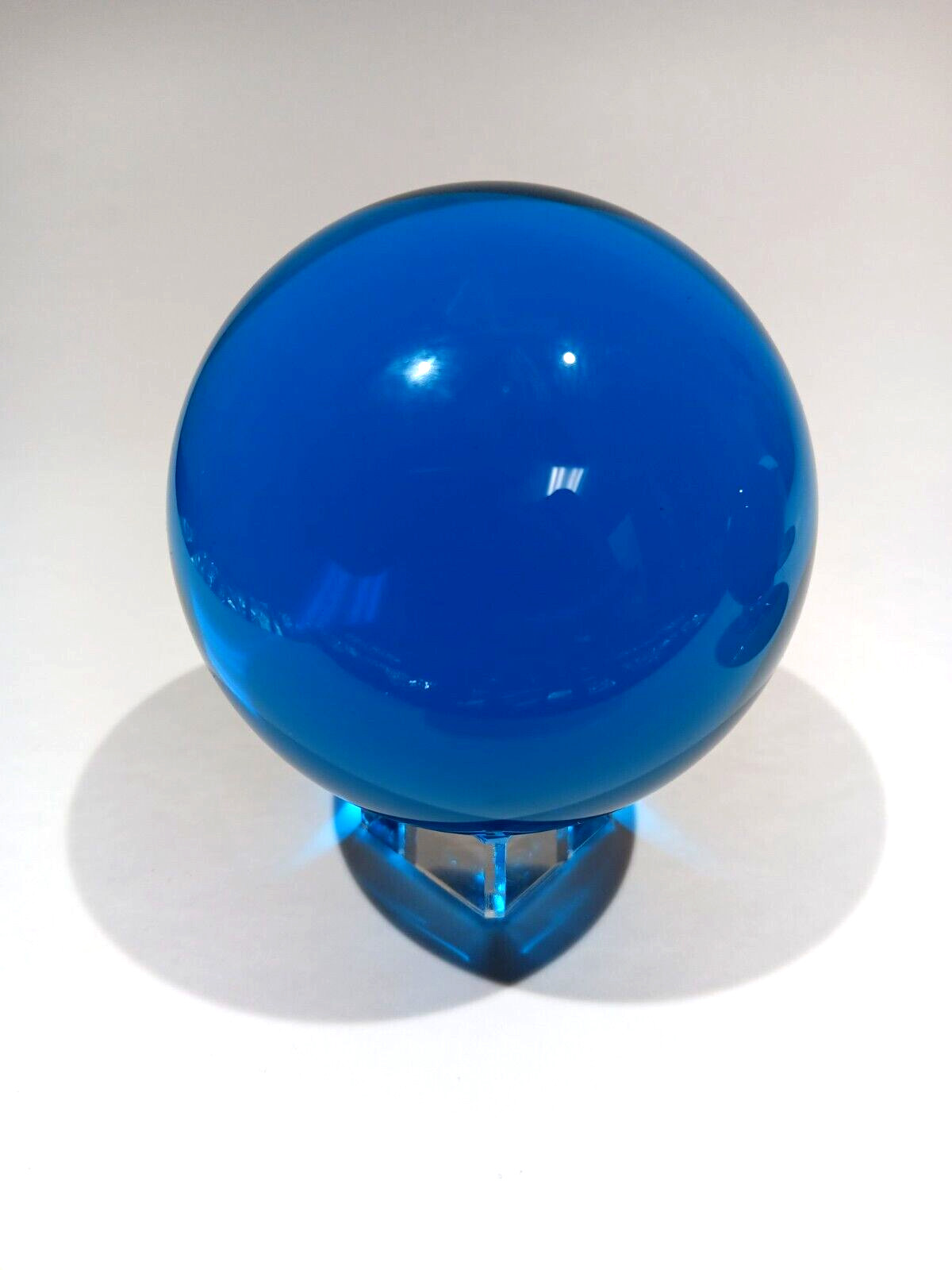 K9 Crystal – 3 Crystal Ball Set 80mm- Red/Aqua/Clear – Decoration/Healing/Gift