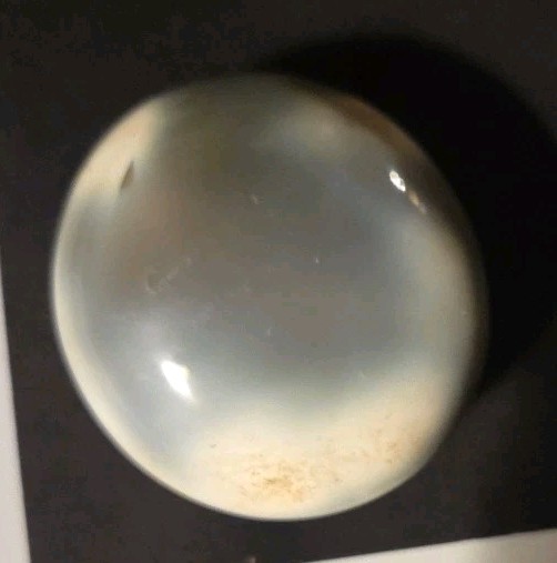 Orca Agate Chalcedony NEW Polished Tumbled Palm Stone Approx. 3×3 Inches Druzy