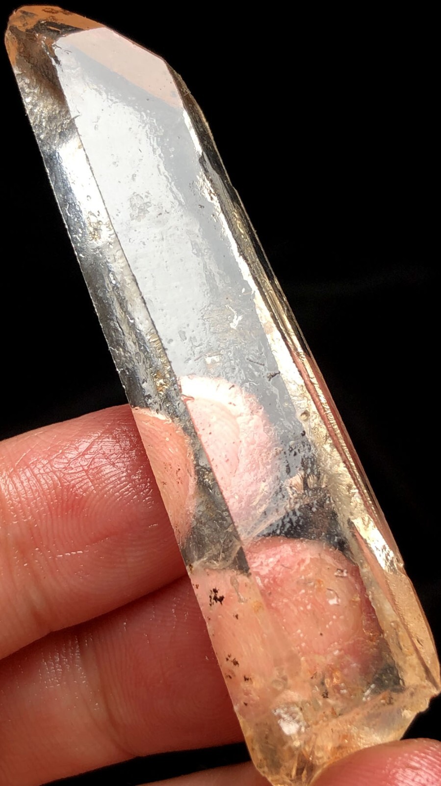 27g 1PC Himalayan Natural singing Lemurian Quartz Lemurian Crystal Point s180
