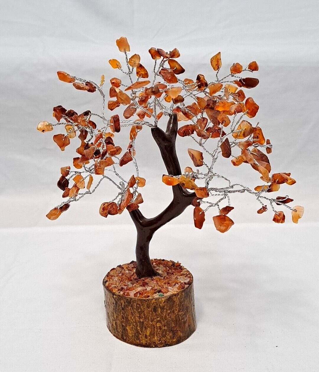Carnelian Gemstone Tree Spiritual Healing Feng Shui 7″ x 4.5″ x 6.5″ Home Energy