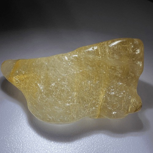 Golden Rutilated Quartz Crystal Freeform