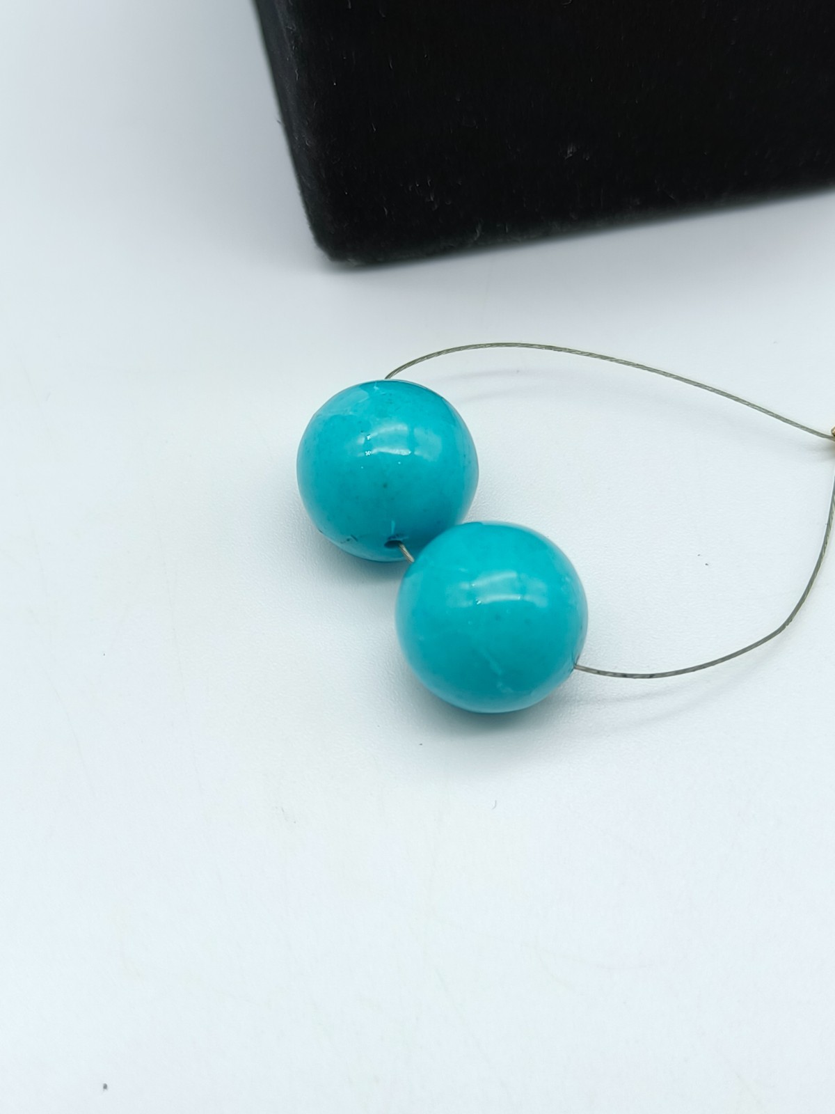 Natural Turquoise Round Shape Smooth Beads New Arrival Gemstone Beads Gemstone