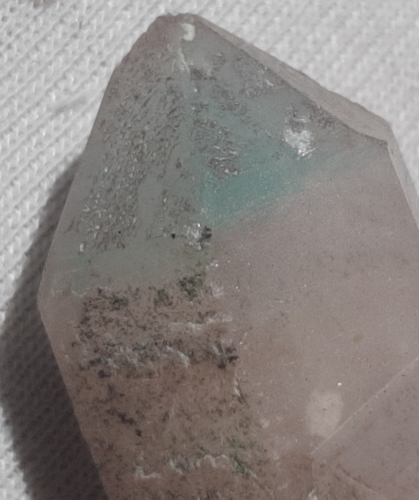 Ajoite Included Quartz Crystal