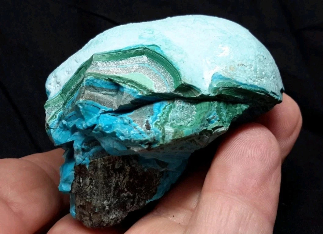 2.25″ CHRYSOCOLLA from Katanga, Democratic Republic of the Congo