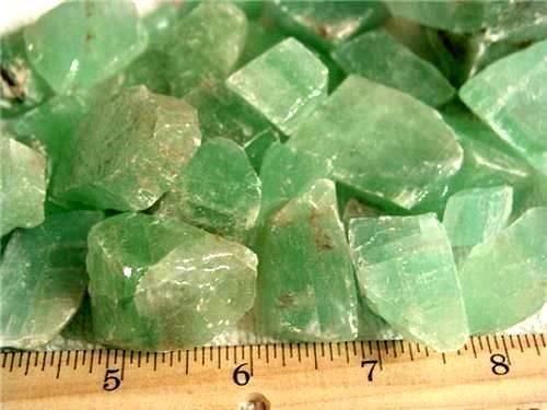Calcite blue green aqua all natural mine rough crystal Mexico 1 pound lots
