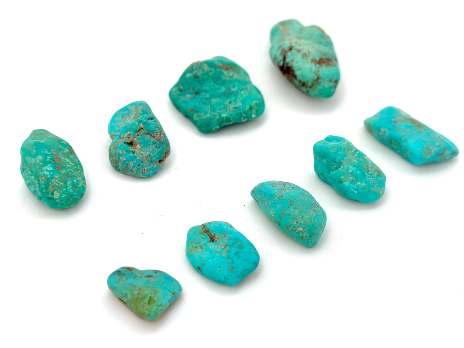 Raw Turquoise Stone, Natural Turquoise from Tyrone, New Mexico, USA