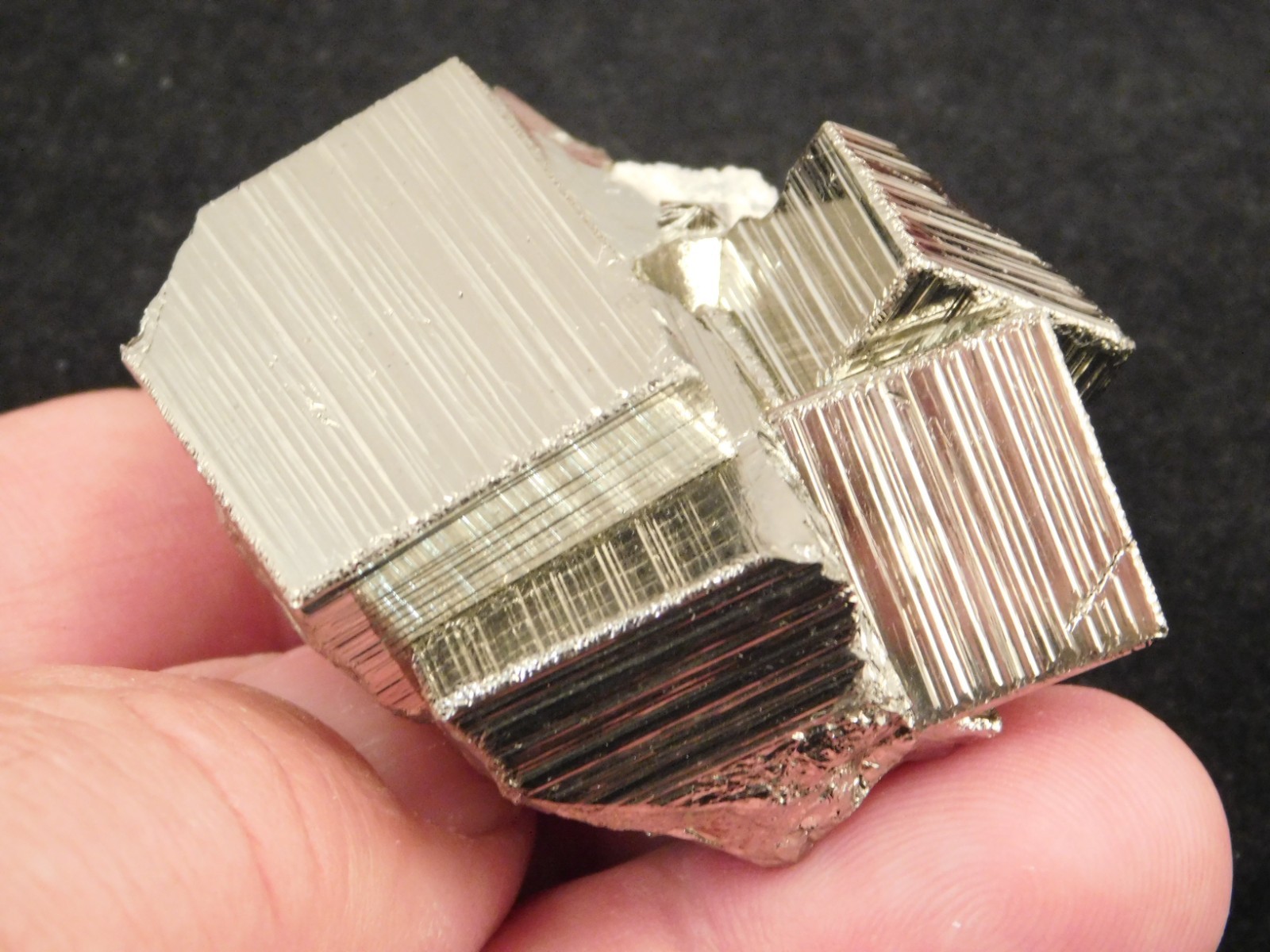 Smaller Nice and 100% Natural Pyrite CUBE Cluster Huanzala Mine Peru 132gr