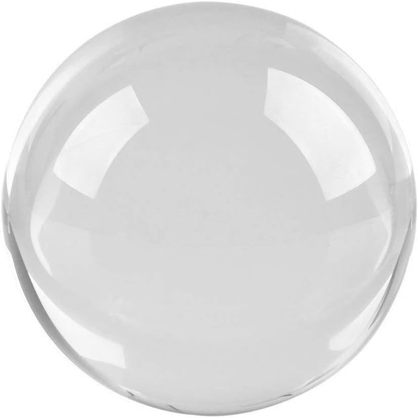 Classic 2.3 Inch Clear Crystal Ball – Perfect Decorative Accent for All Seasons