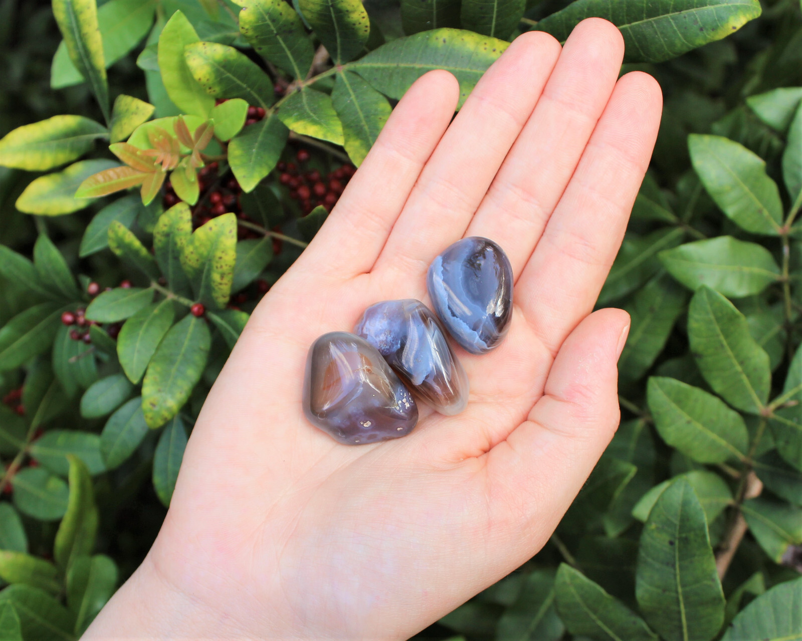 Botswana Gray Tumbled Stone: Choose How Many Pieces (Premium Quality ‘A’ Grade)