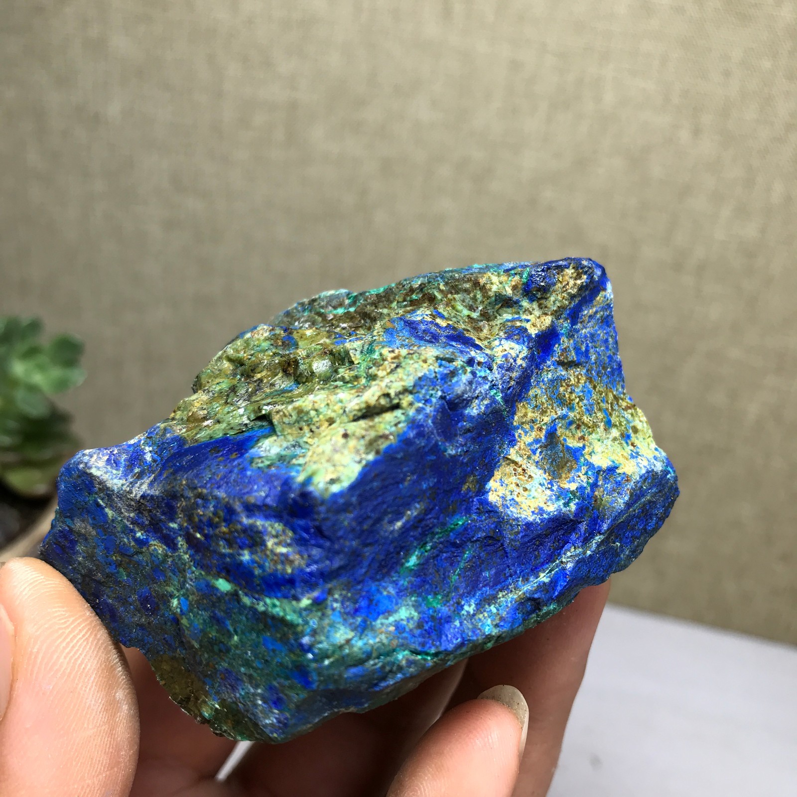 158g Natural Azurite/Malachite gemstone Rough original Crystal Specimen A5792