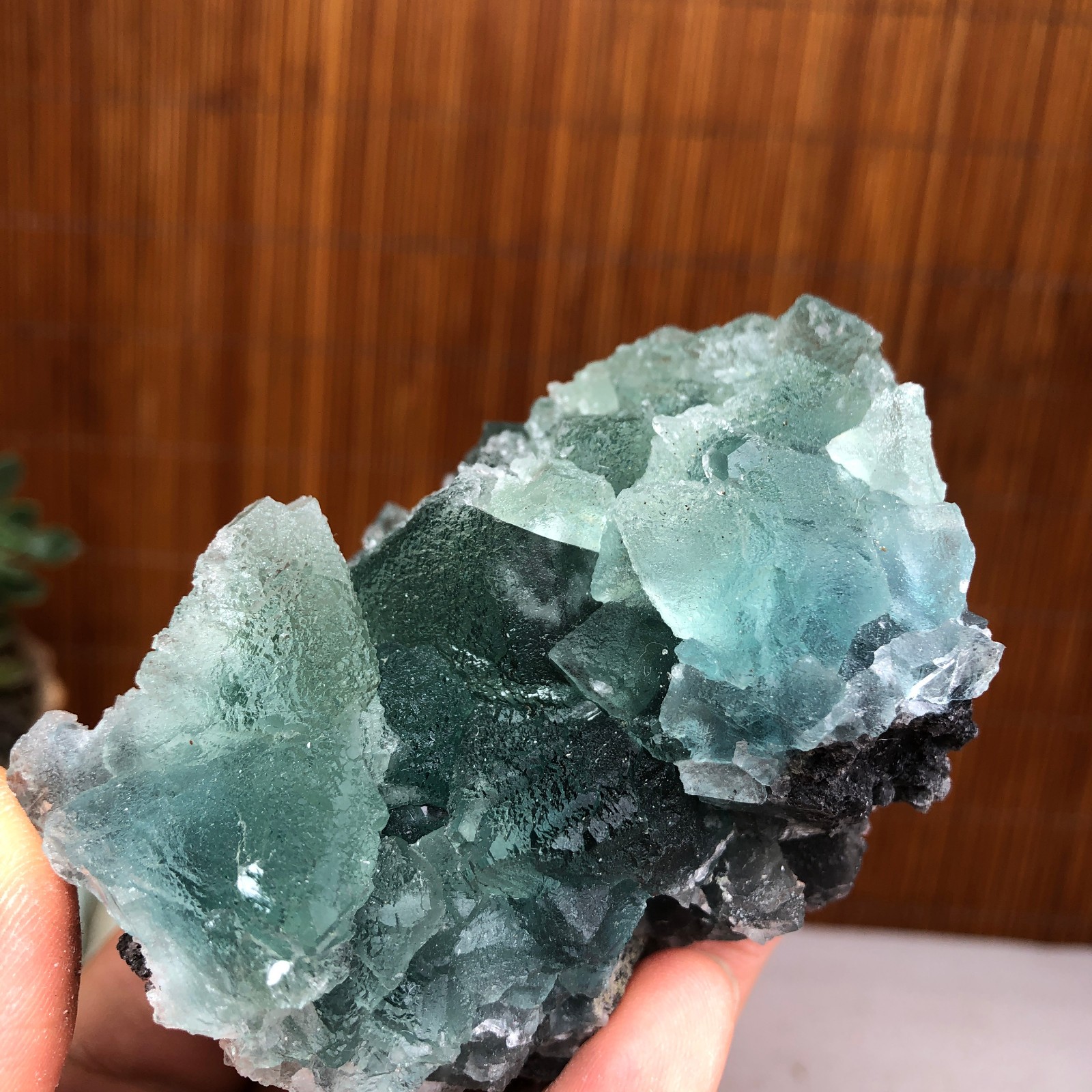 75-55-50mm Rare Natural Green Calcite fluorite Mineral Specimen 265g A6119
