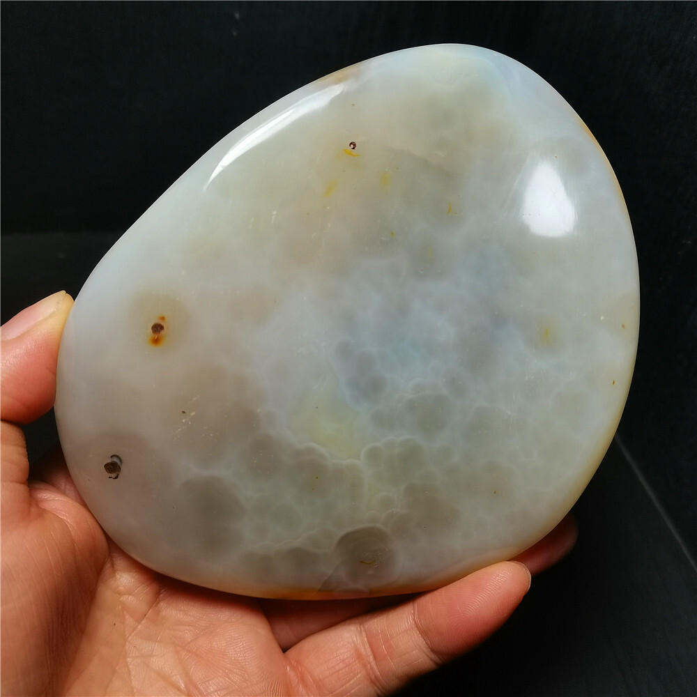 TOP 384 G Natural Polished Aquatic Plants Agate Crystal Madagascar BY384
