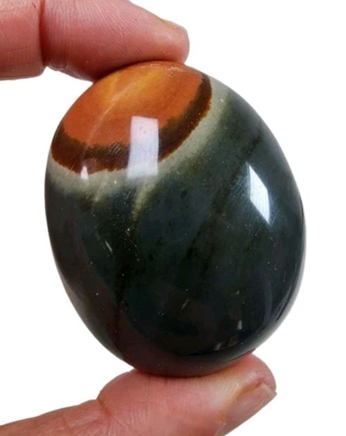 Polychrome Jasper Polished Pebble Madagascar 77.6 grams