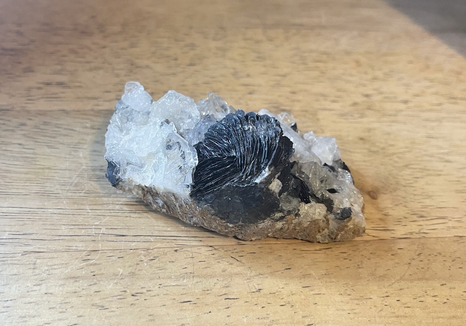 Quartz With Hematite Rose