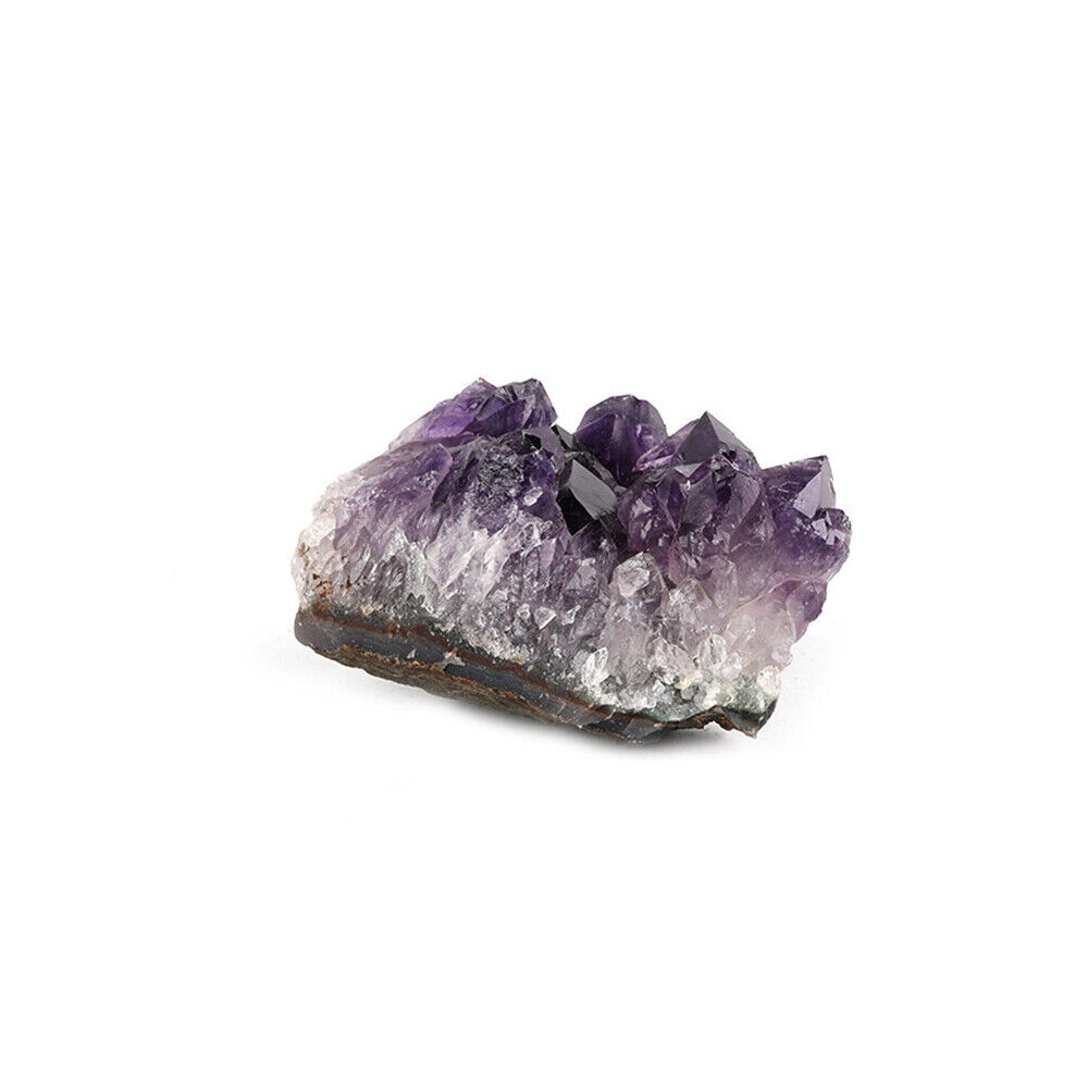 Natural Quartz Crystal Cluster Amethyst Geode Druzy Rough Stone Specimen Healing