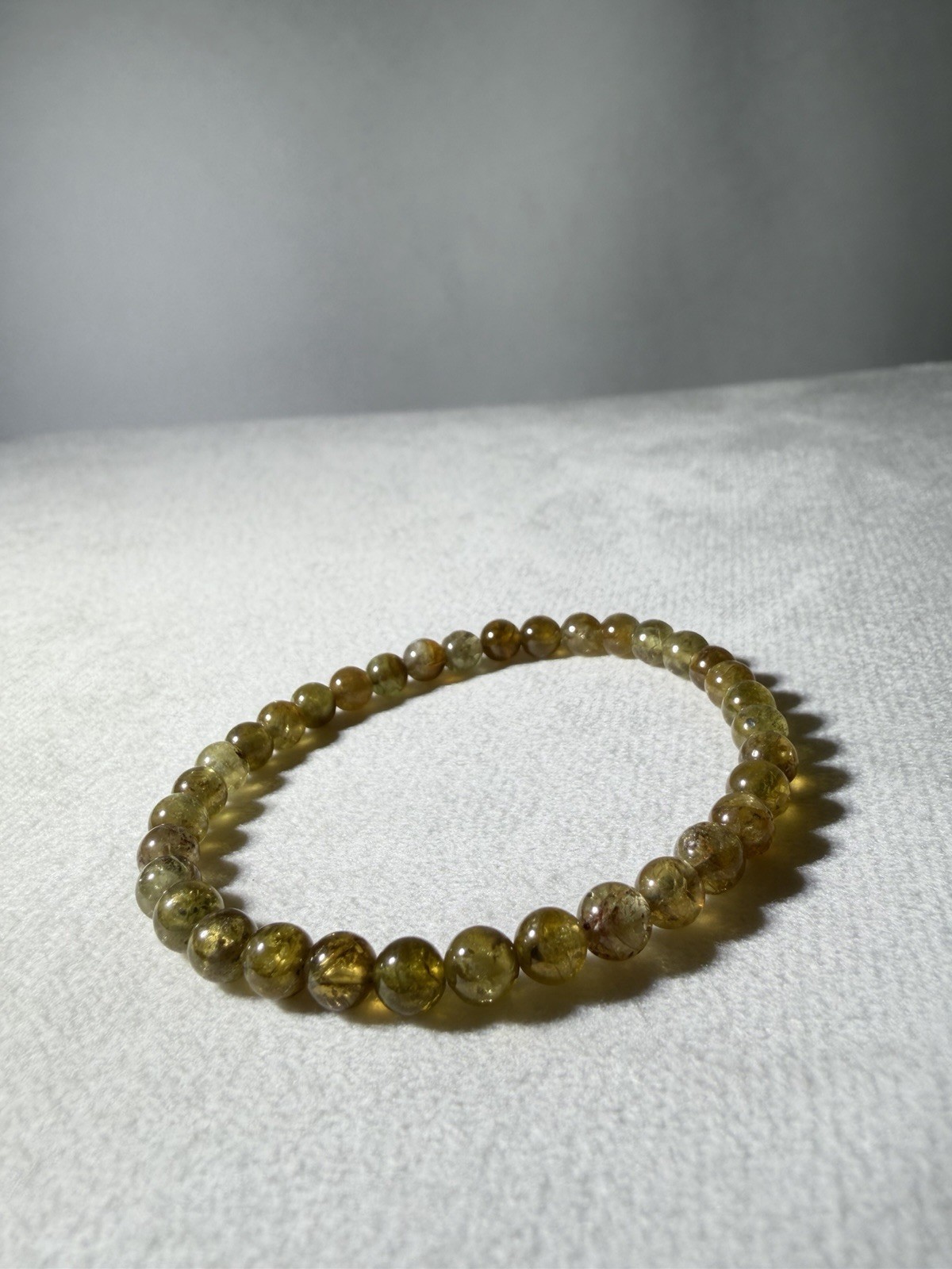 Natural Tsavorite Garnet Bracelet | Green Garnet Crystal Bracelet