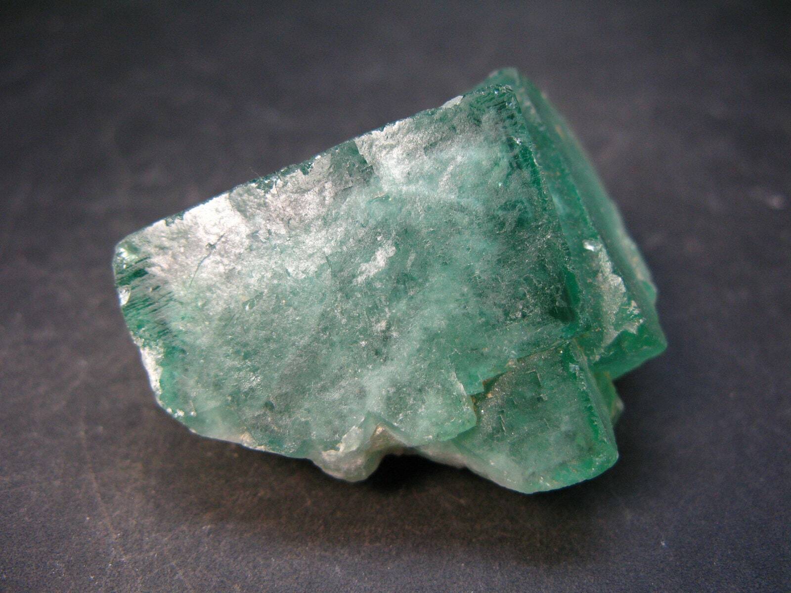 Gem Green Fluorite Cluster From United Kingdom – 2.2″