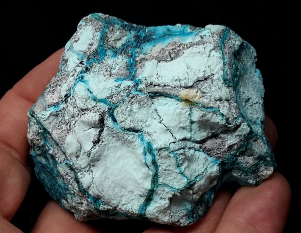 3″ CHRYSOCOLLA on MALACHITE from the Democratic Republic of Congo