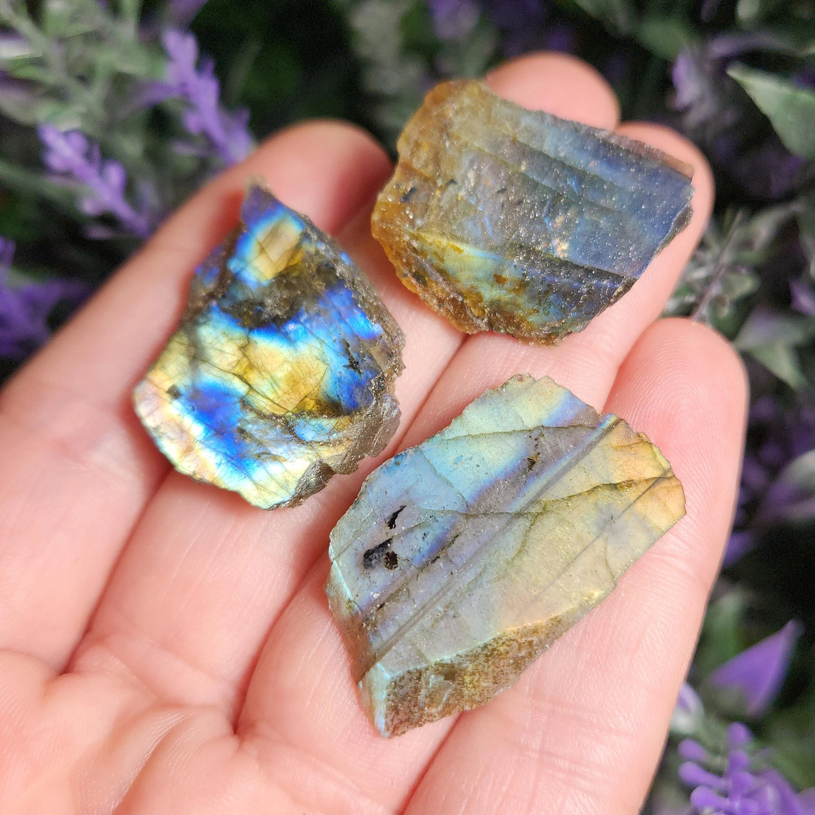 Labradorite Crystal Slice
