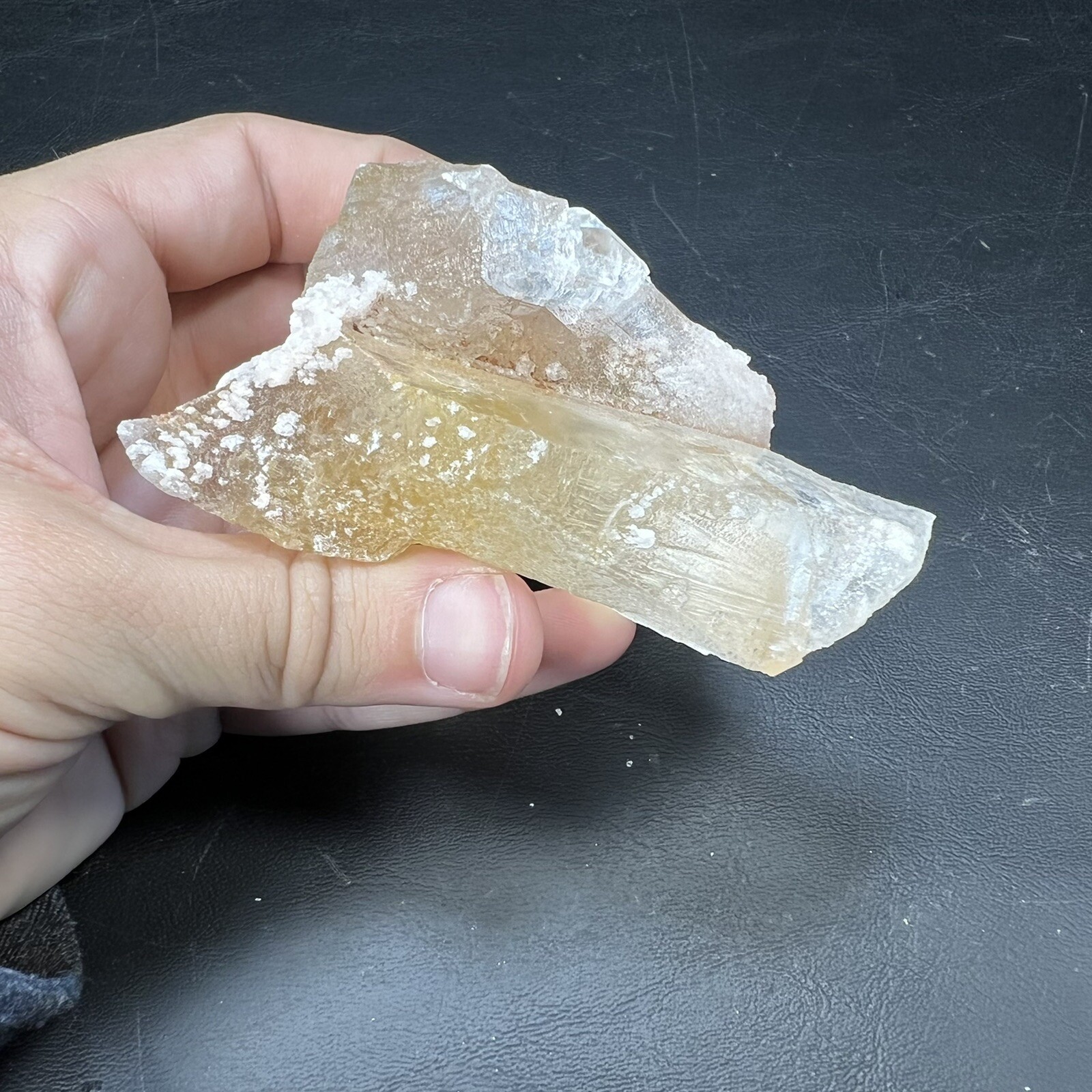 Golden Phantom Selenite cluster aka: Gypsum | Utah