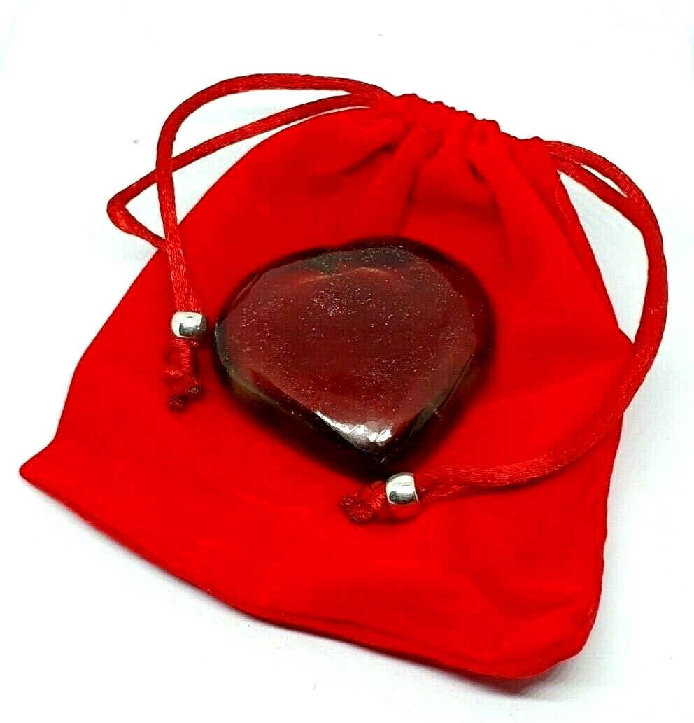 Smoky Quartz Heart Carving Real Crystal Protective Energy 70g 5 x 5 x 2 cm s2