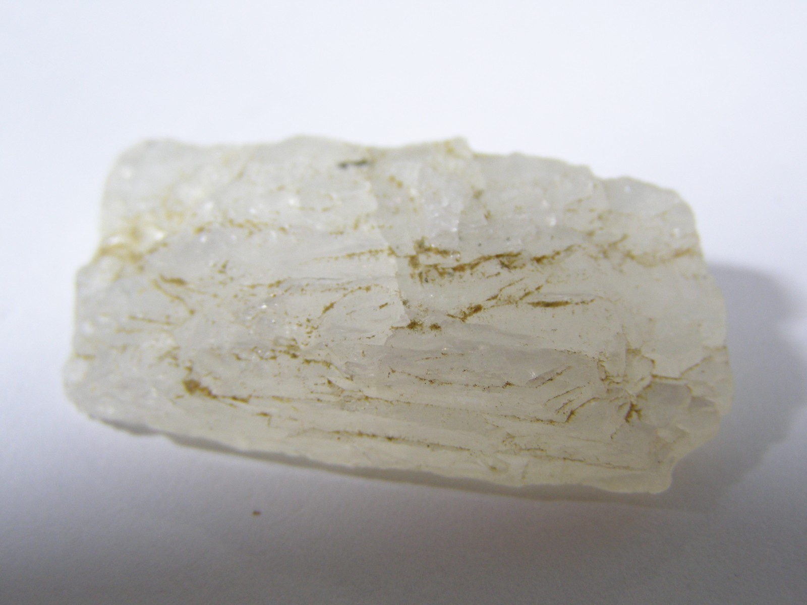 LOVELY NATURAL PIECE of WHITE PETALITE 3.5 x 1.7 x 0.9 cms 8.70 gms #4