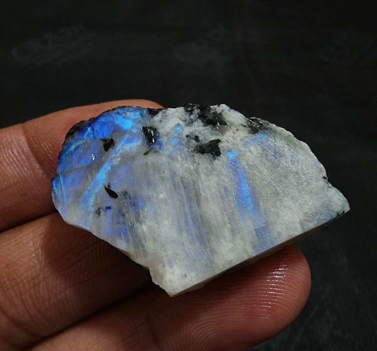 100% Natural Fabulous Rainbow Moonstone Raw 94 Crt Moonstone Rough Jewelry