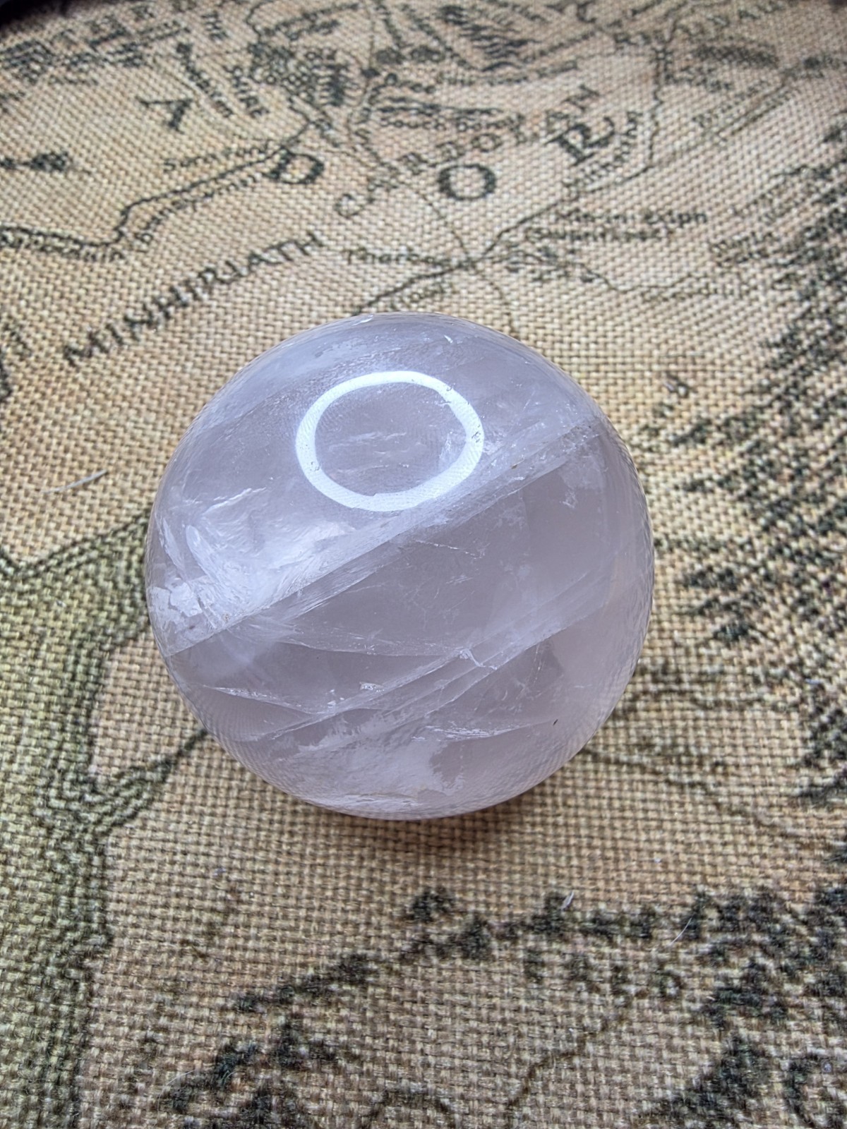 Girasol Rose Quartz 5.5cm Crystal Sphere Crystal Healing