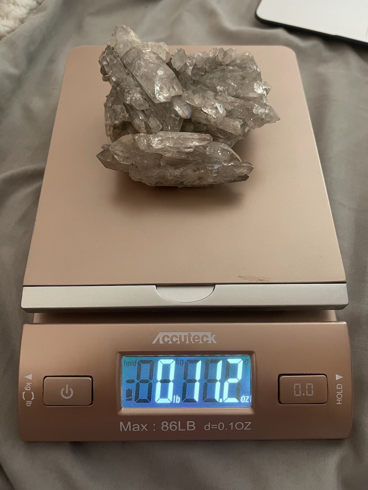 3×3.5in New Raw Lithium Cluster Crystal