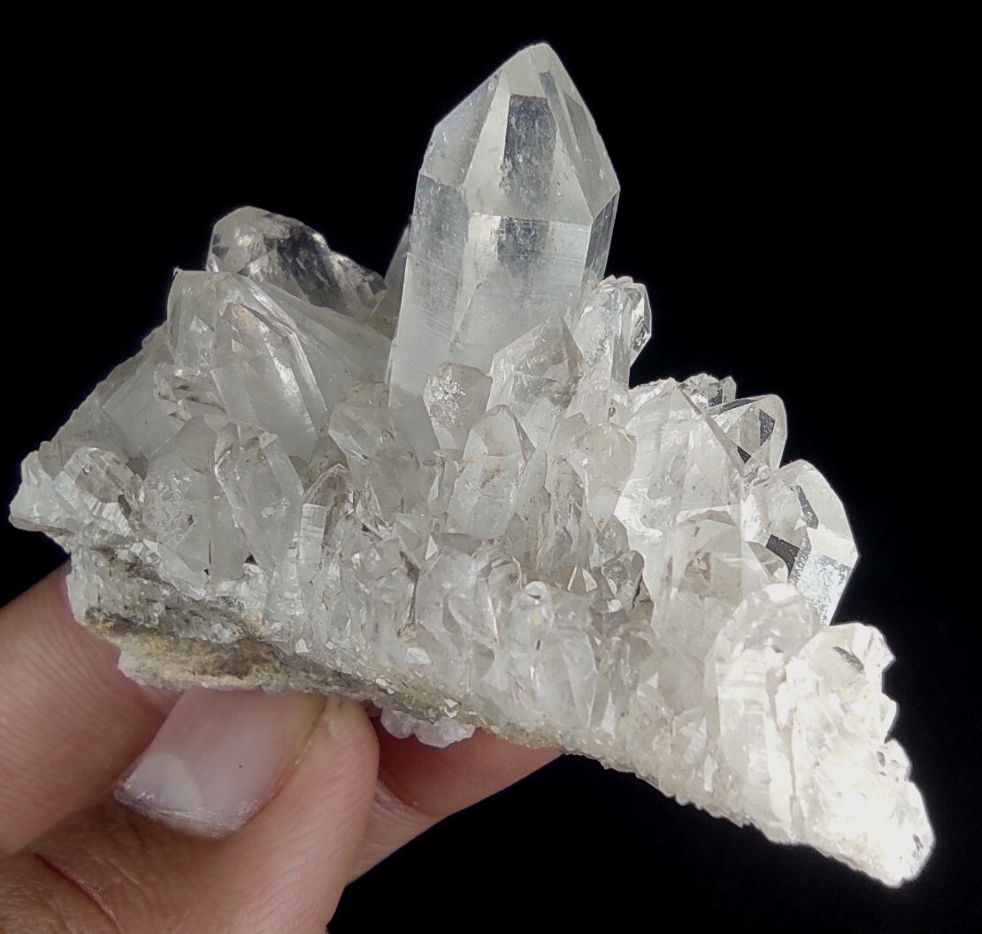 Quartz Crystals On Matrix From Baluchistan, Pakistan.