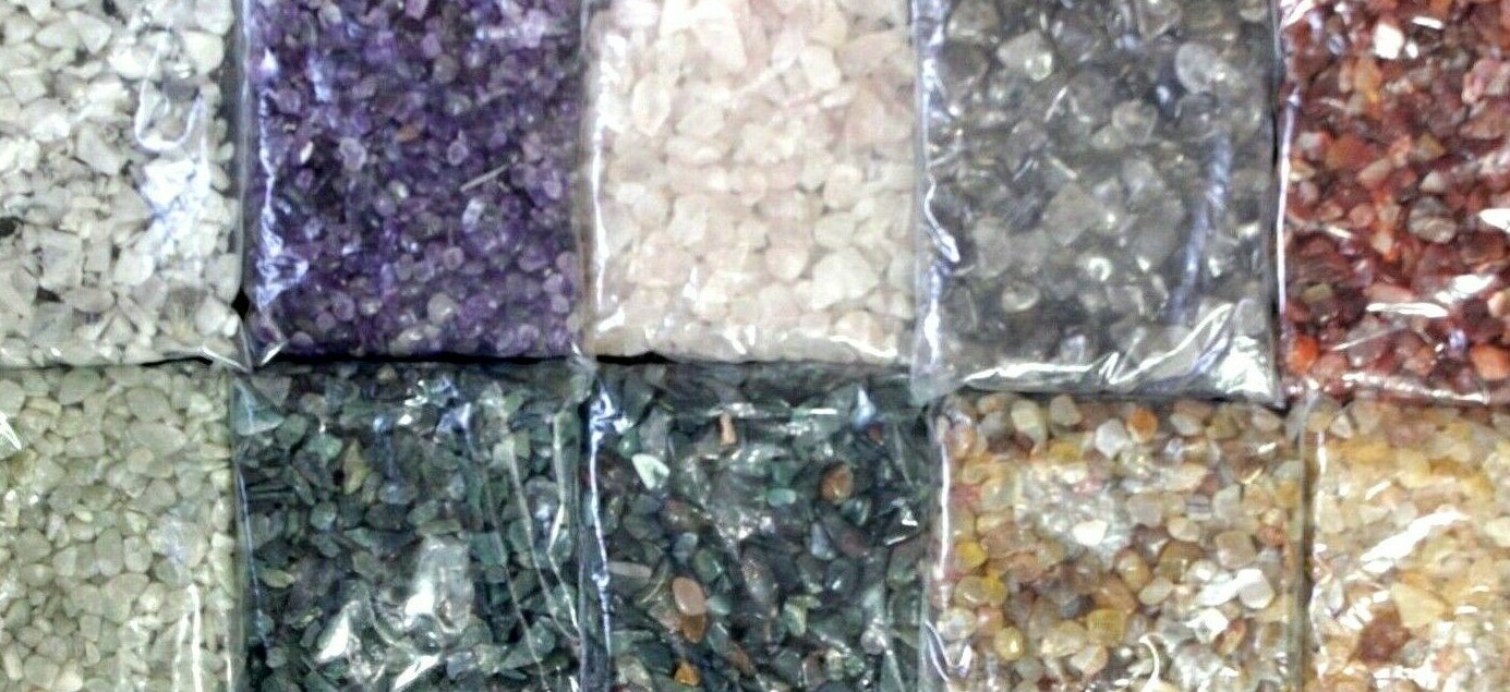 10g- 50g Natural Gemstone Chips Crystal Stone Tumbled Wicca Chakra Jewelry Craft