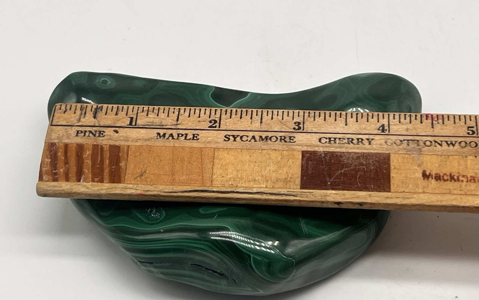 Polished Malachite Freeform Congo 426g (0.94 lb) Reiki Mineral Display Stone