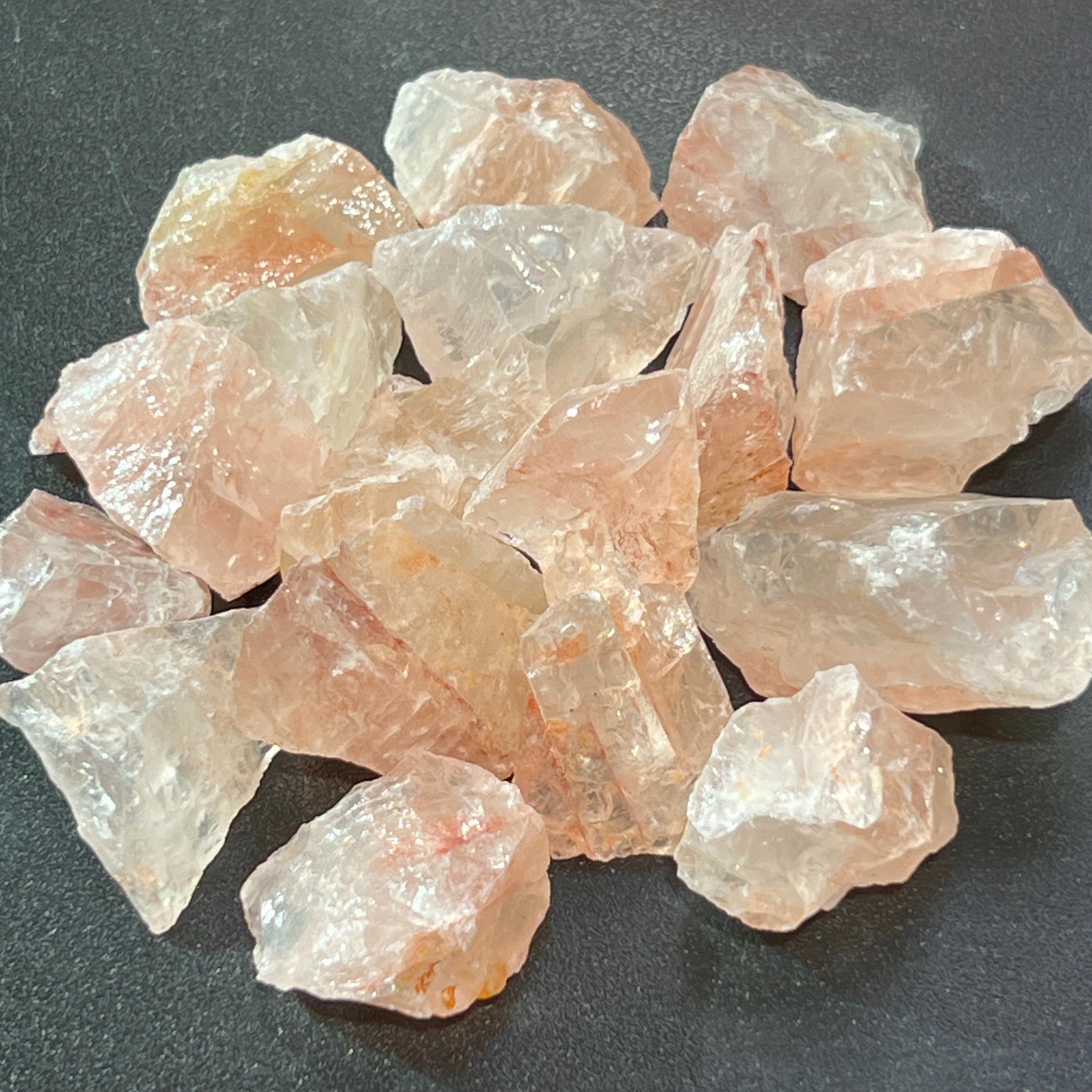 Fire Quartz Crystal Rough Raw Stones (By The Piece or Pound) Wholesale Gemstone