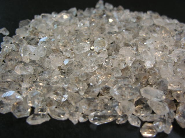 Diamond quartz smaller crystals gem grade 1/8-1/4″ natural Afghanistan 1/8# lots